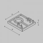Комплектующие для трековой системы Maytoni TRAM034EC-41W Accessories for tracks Exility