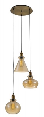Светильник подвесной Crystal lux TRE SP3 D AMBER 3210/203D
