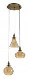 Светильник подвесной Crystal lux TRE SP3 D AMBER 3210/203D