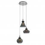 Светильник подвесной Crystal lux TRE SP3 D SMOKE 3211/203D