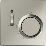 JUNG LS 990 Edelstahl Термостат комнатный, 10(4)А (TRES231)