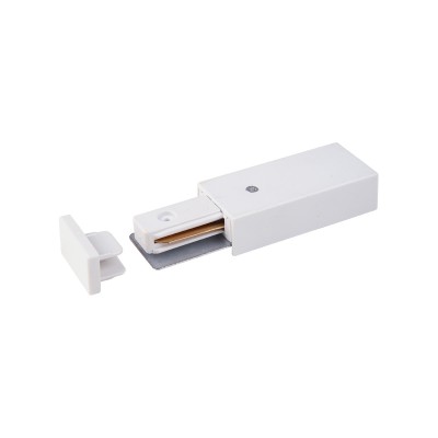 Ввод питания и заглушка торцевая для однофазного шинопровода белый TRP-1-1-WH Elektrostandard