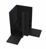 Комплектующие для накладной трековой системы Maytoni TRX010CL-21B Accessories for tracks Gravity