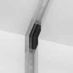 Комплектующие для накладной трековой системы Maytoni TRX010ICL-21B Accessories for tracks Gravity