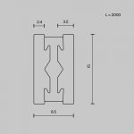 Шинопровод накладной/подвесной Maytoni TRX154-112B Busbar trunkings Flarity