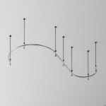 Шинопровод накладной/подвесной Maytoni TRX154-2SR-D1200-B Busbar trunkings Flarity