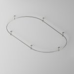 Шинопровод накладной/подвесной Technical TRX154-2SR-D1200-PT