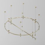 Шинопровод накладной/подвесной Maytoni TRX154-2SR-D1500-BS Busbar trunkings Flarity