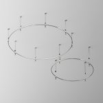 Шинопровод накладной/подвесной Technical TRX154-2SR-D1800-PT