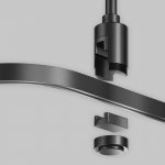 Комплектующие для трековой системы Maytoni TRX154-RC80-B Accessories for tracks Flarity