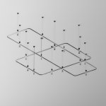 Комплектующие для трековой системы Maytoni TRX154-RC80-B Accessories for tracks Flarity