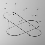 Шинопровод накладной/подвесной Maytoni TRX154-SR-D650-B Busbar trunkings Flarity