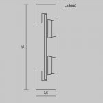 Шинопровод накладной/подвесной Maytoni TRX200-115B Busbar trunkings Flexity