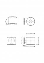 Светильник настенный бра Lucia Tucci TUBE W5630.2 gold