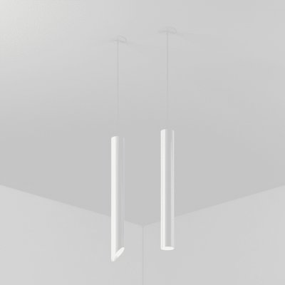 Светильник TUBE подвесной D50 Н600 Е14-1шт. Estetta TUBE-60--WH-NW Светильник TUBE подвесной D50 Н600 Е14-1шт. Estetta TUBE-60--WH-NW