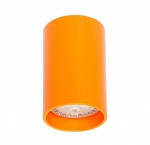 Светильник накладной Tubo8 SQ P1 17, металл оранжевый, H95мм/L80мм, 1 x GU10 MR16/50w