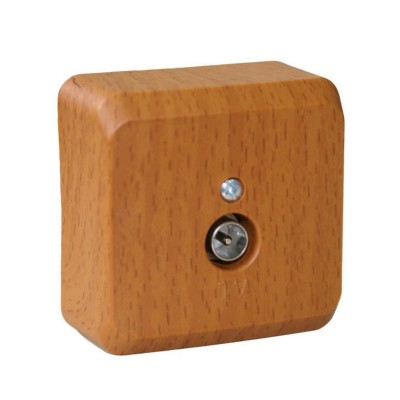 Lexel Этюд Дача Темный бук Розетка TV единственная 0,7dB