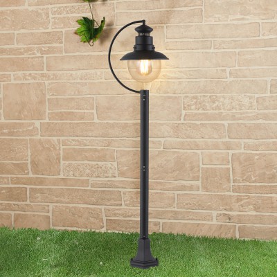 Talli F черный уличный светильник на столбе IP44 GL 3002F Elektrostandard Talli F черный уличный светильник на столбе IP44 GL 3002F Elektrostandard