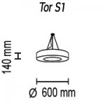 Подвесной светильник Tor S1 01 03g