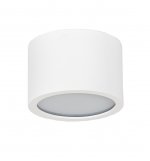 Светильник накладной Tubo IP P1 10, металл(белый)/пластик(белый), D90mm/H60mm, GX53, IP 44