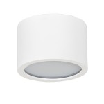 Светильник накладной Tubo IP P1 10, металл(белый)/пластик(белый), D90mm/H60mm, GX53, IP 44