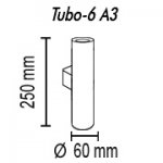 Настенный светильник Tubo6 A3 12