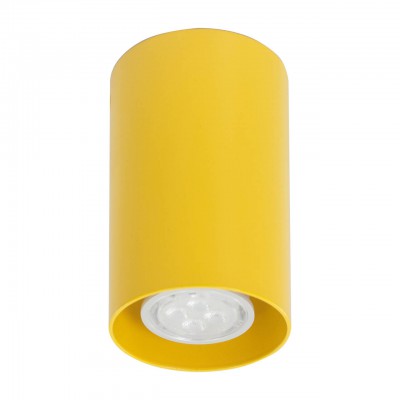 Светильник накладной Tubo6 P1 16, металл желтый, H95мм/D60мм, 1 x GU10