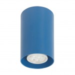 Светильник накладной Tubo6 P1 18, металл голубой, H95мм/D60мм, 1 x GU10
