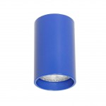 Светильник накладной Tubo6 P1 19, металл синий, H95мм/D60мм, 1 x GU10