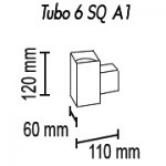 Настенный светильник Tubo6 SQ A1 10