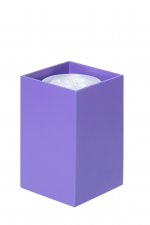 Светильник накладной Tubo6 SQ P1 22, металл сиреневый, H95мм/60*60мм, 1 x GU10 MR16/50W