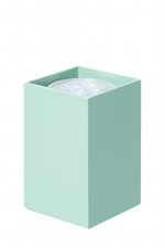 Светильник накладной Tubo6 SQ P1 30, металл светло-зеленый, H95мм/60*60мм, 1 x GU10 MR16/50W