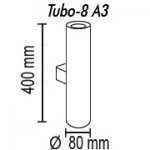 Настенный светильник Tubo8 A3 10