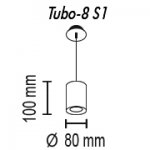 Подвесной светильник Tubo8 S1 12