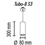 Подвесной светильник Tubo8 S3 12