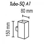Настенный светильник Tubo8 SQ A1 10