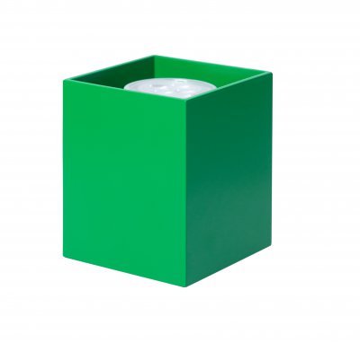 Светильник накладной Tubo8 SQ P1 31, металл зеленый, H95мм/L80мм, 1 x GU10 MR16/50w