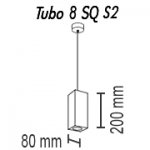 Подвесной светильник Tubo8 SQ S2 10