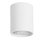 Светильник потолочный Tubo8 P1 10, металл белый,H 95мм D 80мм,GU10 MR16 50w