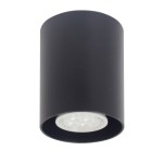 Светильник потолочный Tubo8 P1 12, металл черный, H95мм/D80мм, 1 x GU10/50w