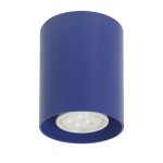 Светильник накладной Tubo8 P1 19, металл синий,H 95мм D 80мм,GU10 MR16 50w