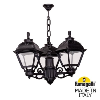Подвесной уличный светильник (ЛЮСТРА) FUMAGALLI SICHEM/CEFA 3L U23.120.S30.AXF1R Подвесной уличный светильник (ЛЮСТРА) FUMAGALLI SICHEM/CEFA 3L U23.120.S30.AXF1R