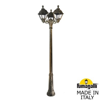 Садово-парковый фонарь FUMAGALLI RICU BISSO/CEFA 3L U23.157.S30.BXF1R Садово-парковый фонарь FUMAGALLI RICU BISSO/CEFA 3L U23.157.S30.BXF1R