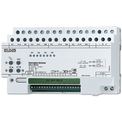 JUNG механизм Димм.станция на 4 группы DIN (UDS4REGHE) JUNG механизм Димм.станция на 4 группы DIN (UDS4REGHE)