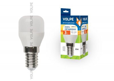 Лампа светодиодная для холодильников Volpe LED-Y27-3W/WW/E14/FR/Z