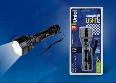 Фонарь Uniel S-LD044-C Black