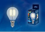 Лампа светодиодная Uniel LED-G45-6W/WW/E14/FR PLS02WH