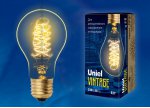 Лампа накаливания Uniel IL-V-A60-40/GOLDEN/E27 CW01