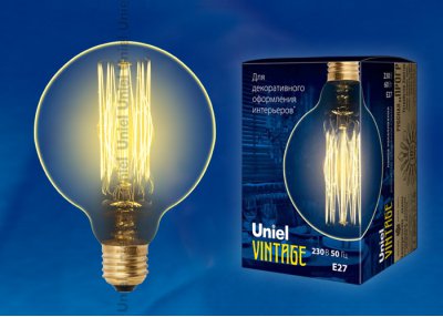 Лампа накаливания Uniel IL-V-G80-60/GOLDEN/E27 VW01 Лампа накаливания Uniel IL-V-G80-60/GOLDEN/E27 VW01