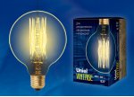 Лампа накаливания Uniel IL-V-G95-60/GOLDEN/E27 VW01